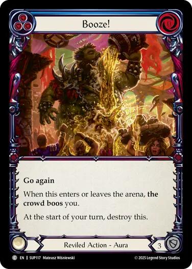 Booze! [SUP117] (Super Slam)  Rainbow Foil | Good Games Modbury