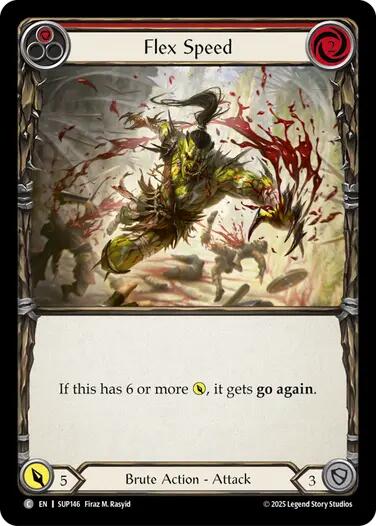 Flex Speed (Red) [SUP146] (Super Slam) | Good Games Modbury