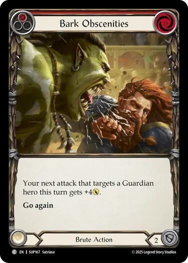 Bark Obscenities [SUP167] (Super Slam)  Rainbow Foil | Good Games Modbury