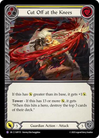 Cut Off at the Knees [SUP173] (Super Slam)  Rainbow Foil | Good Games Modbury