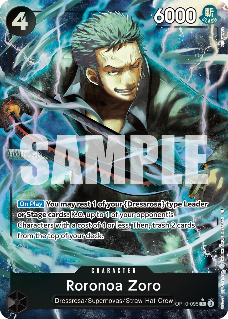 Roronoa Zoro (OP10-095) (Alternate Art) [Premium Booster -The Best- Vol. 2] | Good Games Modbury