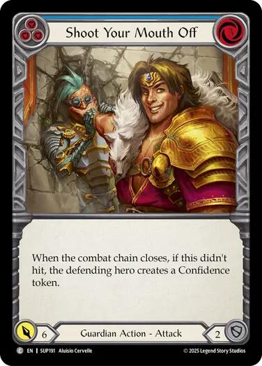 Shoot Your Mouth Off (Blue) [SUP191] (Super Slam) | Good Games Modbury