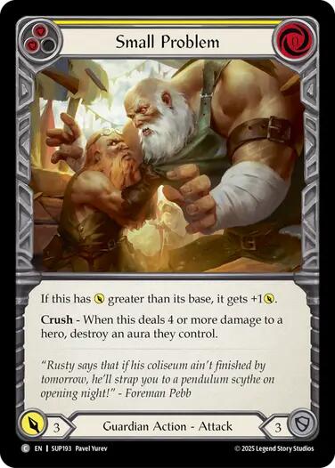 Small Problem [SUP193] (Super Slam)  Rainbow Foil | Good Games Modbury