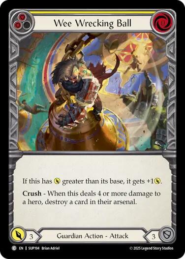 Wee Wrecking Ball [SUP194] (Super Slam)  Rainbow Foil | Good Games Modbury