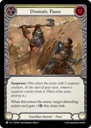 Dramatic Pause (Yellow) [SUP199] (Super Slam) | Good Games Modbury