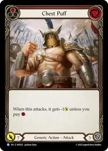 Chest Puff [SUP222] (Super Slam)  Rainbow Foil | Good Games Modbury