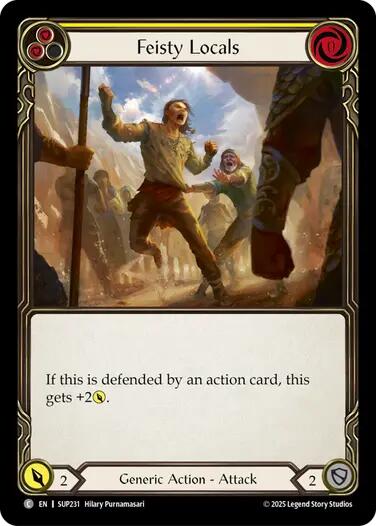 Feisty Locals (Yellow) [SUP231] (Super Slam) | Good Games Modbury