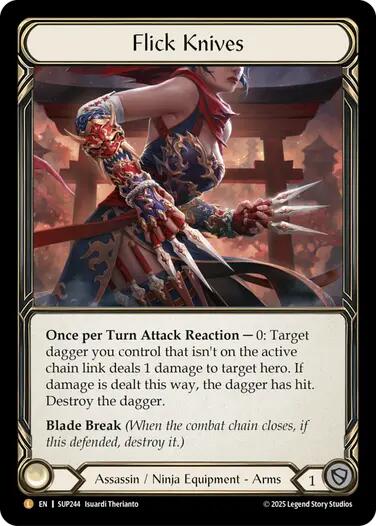 Flick Knives [SUP244] (Super Slam)  Rainbow Foil | Good Games Modbury