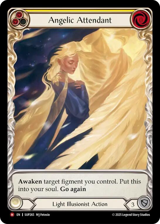 Angelic Attendant (Extended Art Cold Foil) [SUP265] (Super Slam)  Cold Foil | Good Games Modbury
