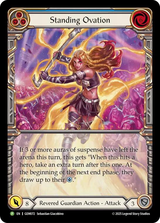 Standing Ovation [GEM072] (GEM Pack 3)  Cold Foil | Good Games Modbury