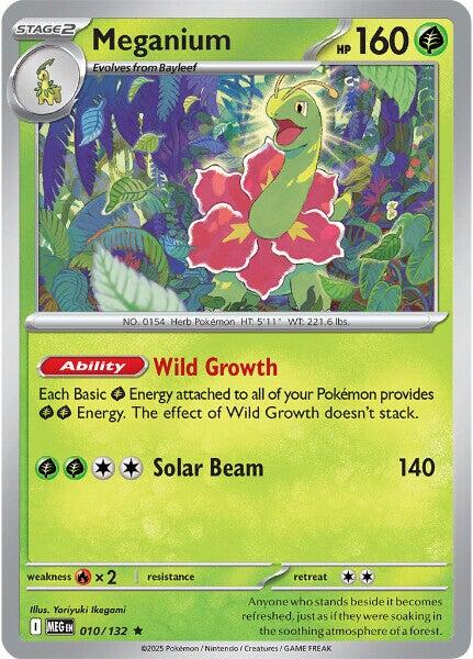 Meganium (010/132) [Mega Evolutions: Base Set] | Good Games Modbury