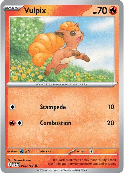 Vulpix (019/132) [Mega Evolutions: Base Set] | Good Games Modbury