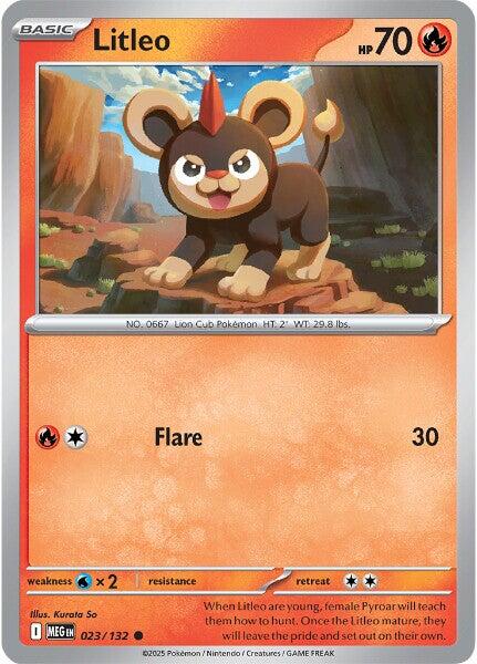 Litleo (023/132) [Mega Evolutions: Base Set] | Good Games Modbury