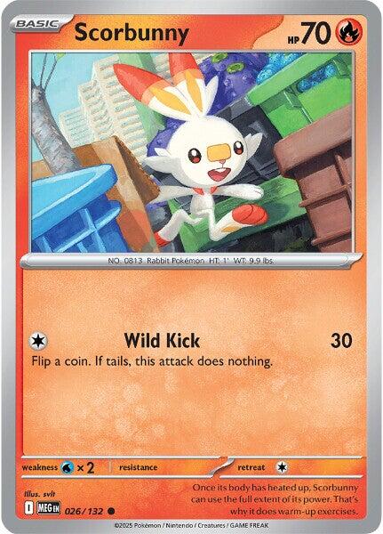 Scorbunny (026/132) [Mega Evolutions: Base Set] | Good Games Modbury