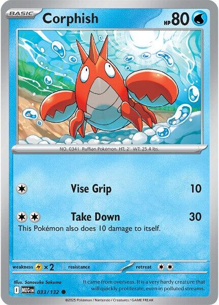 Corphish (033/132) [Mega Evolutions: Base Set] | Good Games Modbury