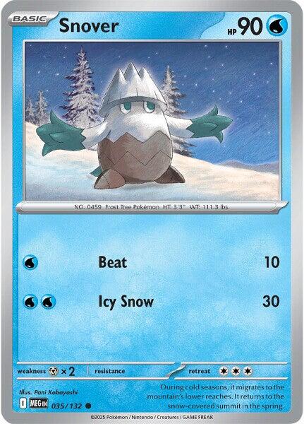 Snover (035/132) [Mega Evolutions: Base Set] | Good Games Modbury