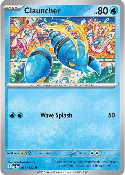 Clauncher (037/132) [Mega Evolutions: Base Set] | Good Games Modbury