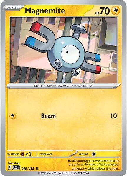 Magnemite (045/132) [Mega Evolutions: Base Set] | Good Games Modbury