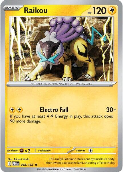 Raikou (048/132) [Mega Evolutions: Base Set] | Good Games Modbury