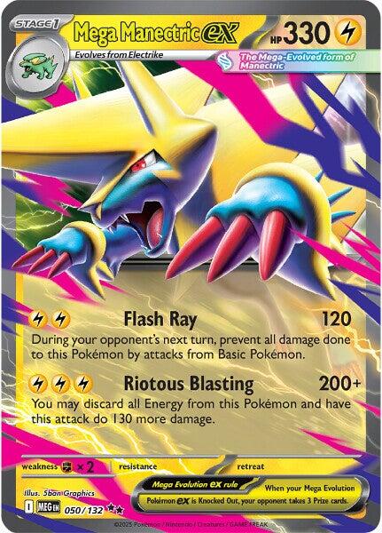 Mega Manectric ex (050/132) [Mega Evolutions: Base Set] | Good Games Modbury