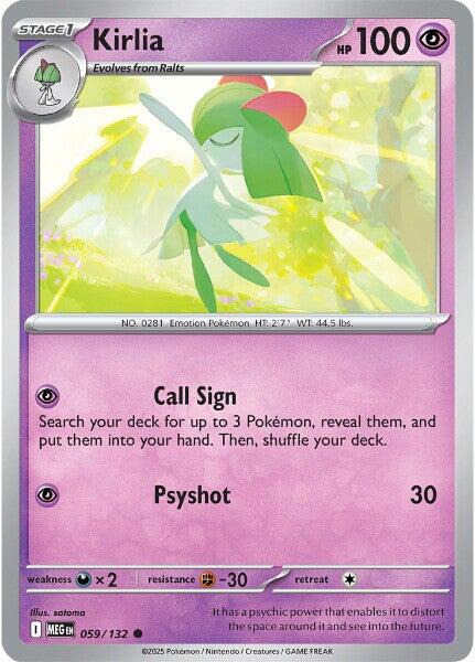 Kirlia (059/132) [Mega Evolutions: Base Set] | Good Games Modbury