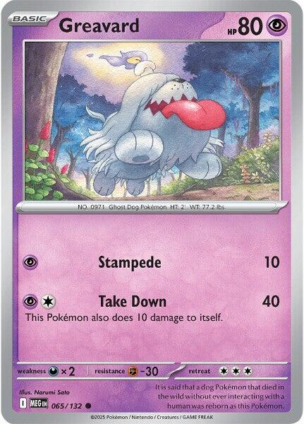 Greavard (065/132) [Mega Evolutions: Base Set] | Good Games Modbury