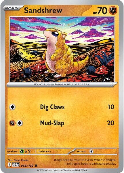 Sandshrew (068/132) [Mega Evolutions: Base Set] | Good Games Modbury