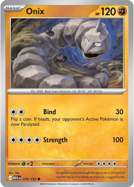 Onix (070/132) [Mega Evolutions: Base Set] | Good Games Modbury