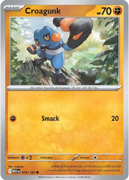 Croagunk (078/132) [Mega Evolutions: Base Set] | Good Games Modbury