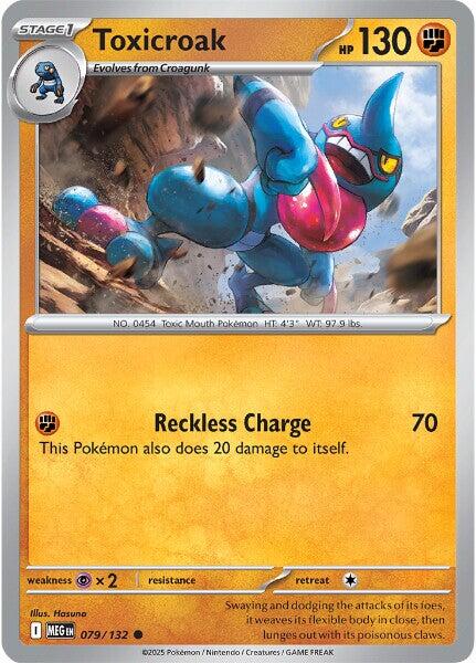 Toxicroak (079/132) [Mega Evolutions: Base Set] | Good Games Modbury