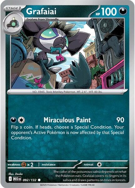 Grafaiai (092/132) [Mega Evolutions: Base Set] | Good Games Modbury