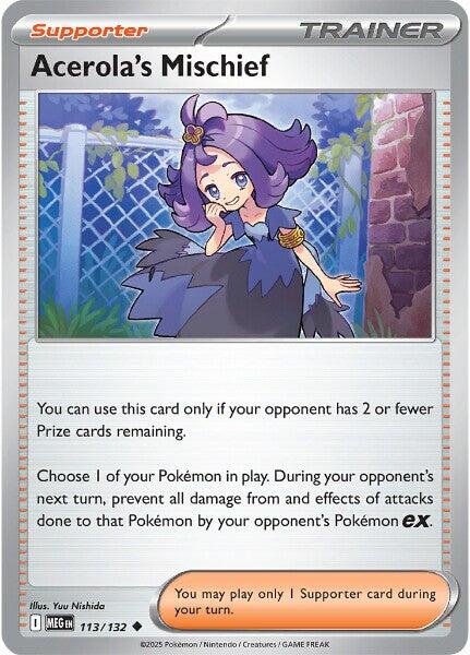 Acerola's Mischief (113/132) [Mega Evolutions: Base Set] | Good Games Modbury