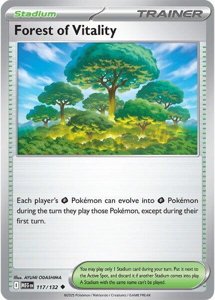 Forest of Vitality (117/132) [Mega Evolutions: Base Set] | Good Games Modbury