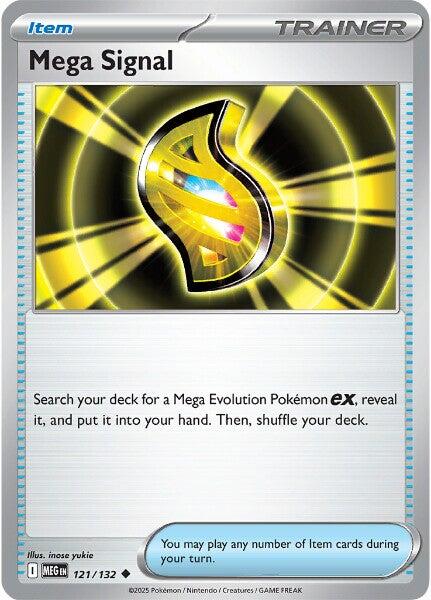 Mega Signal (121/132) [Mega Evolutions: Base Set] | Good Games Modbury
