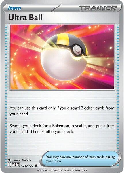 Ultra Ball (131/132) [Mega Evolutions: Base Set] | Good Games Modbury