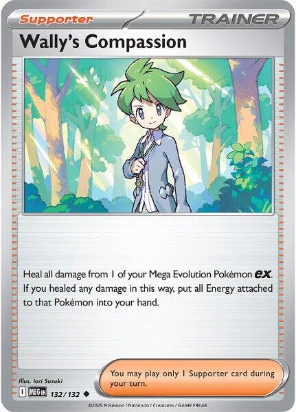 Wally's Compassion (132/132) [Mega Evolutions: Base Set] | Good Games Modbury