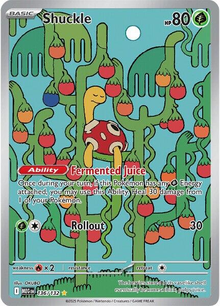 Shuckle (136/132) [Mega Evolutions: Base Set] | Good Games Modbury