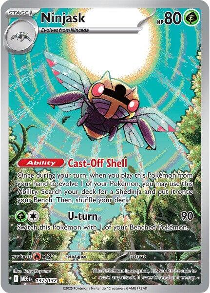 Ninjask (137/132) [Mega Evolutions: Base Set] | Good Games Modbury