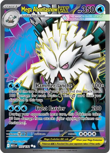 Mega Abomasnow ex (157/132) [Mega Evolutions: Base Set] | Good Games Modbury