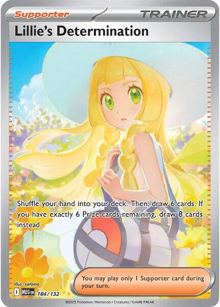 Lillie's Determination (184/132) [Mega Evolutions: Base Set] | Good Games Modbury