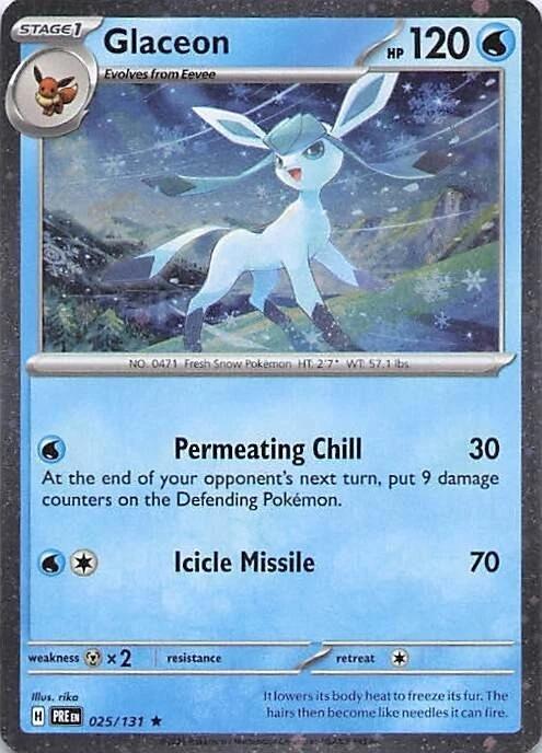 Glaceon (025/131) (Cosmos Holo) [Miscellaneous Cards] | Good Games Modbury