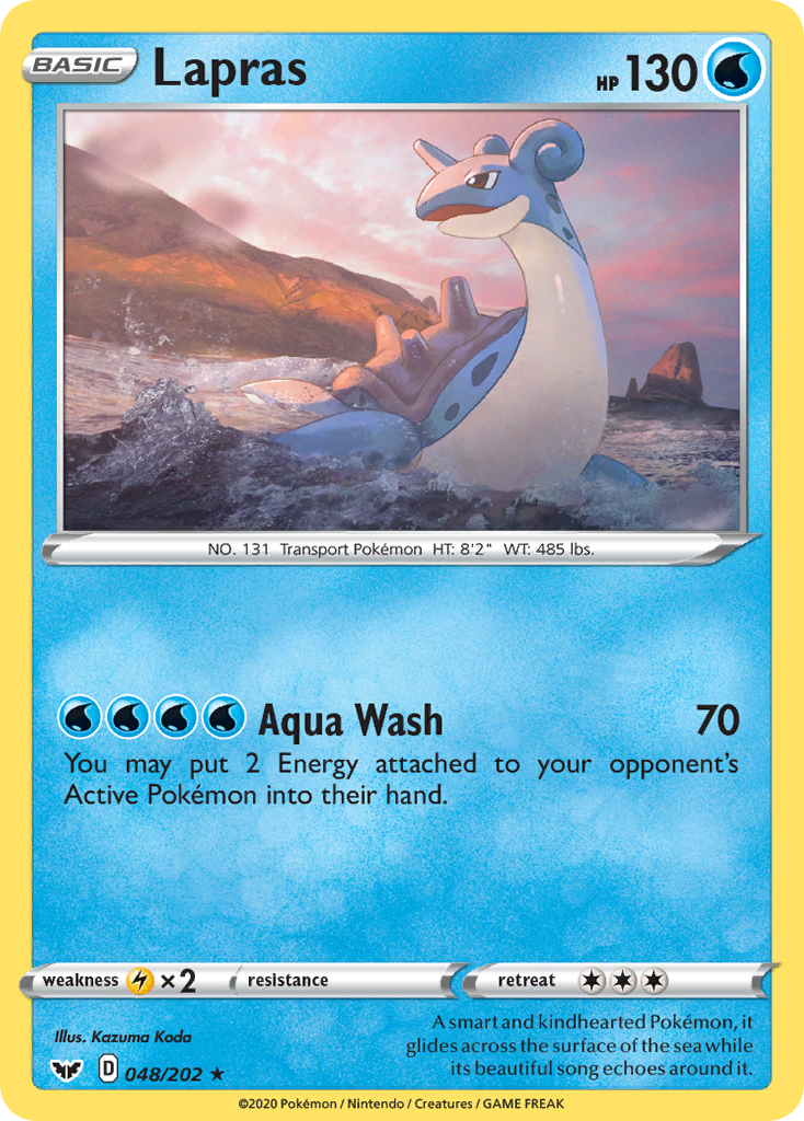 Lapras (048/202) [Sword & Shield: Base Set] | Good Games Modbury