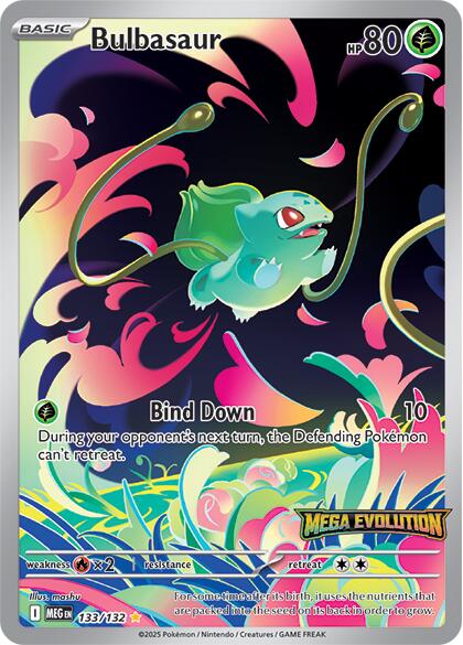 Bulbasaur (133/132) (Mega Evolution) [Mega Evolutions: Base Set] | Good Games Modbury