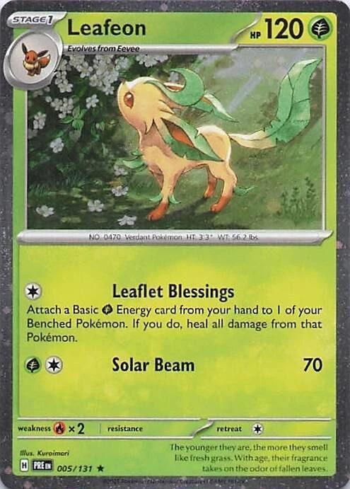 Leafeon (005/131) (Cosmos Holo) [Miscellaneous Cards] | Good Games Modbury