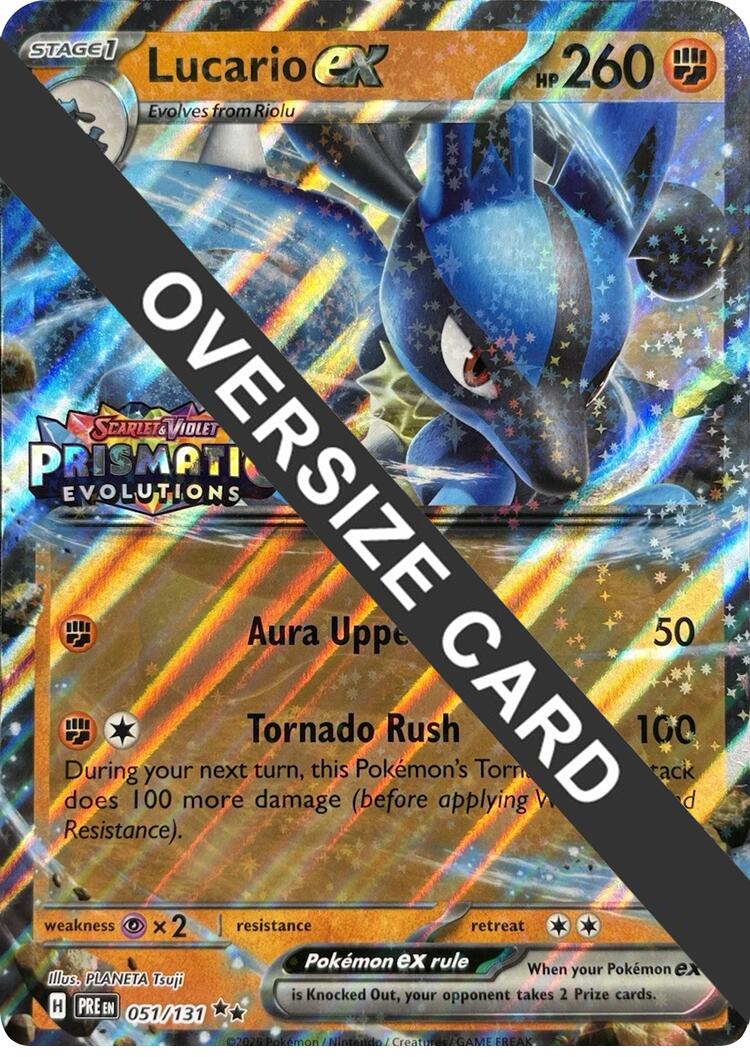 Lucario ex (051/131) (Prismatic Evolutions Stamp) [Scarlet & Violet: Prismatic Evolutions] | Good Games Modbury