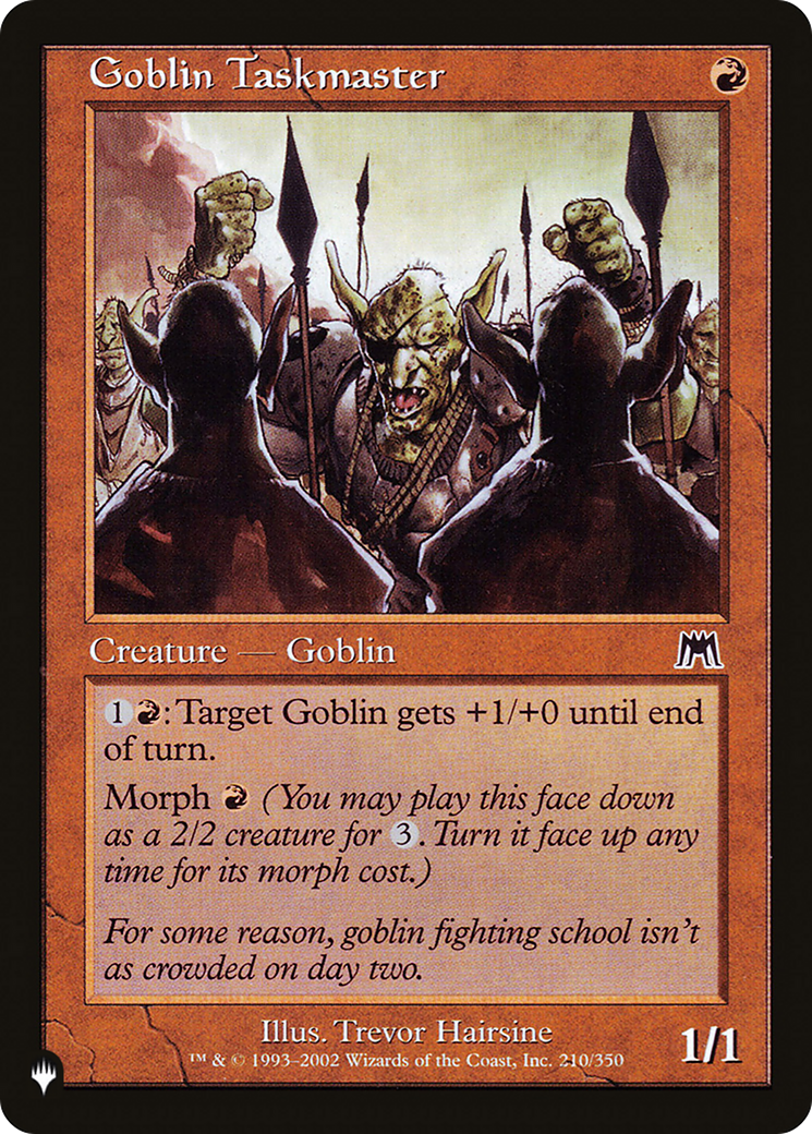 Goblin Taskmaster [The List Reprints] | Good Games Modbury