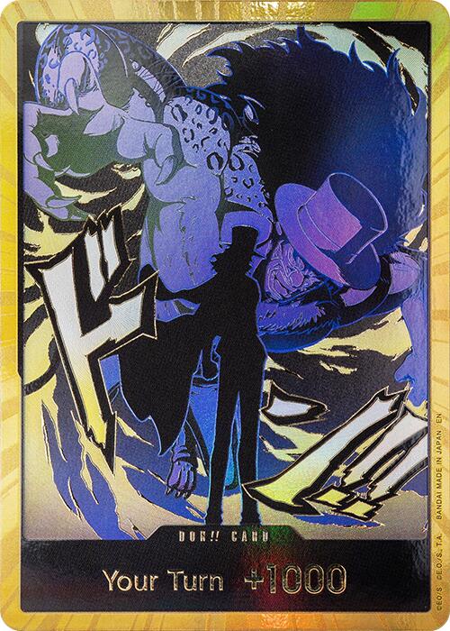 DON!! Card (Rob Lucci) (Gold) [Premium Booster -The Best- Vol. 2] | Good Games Modbury