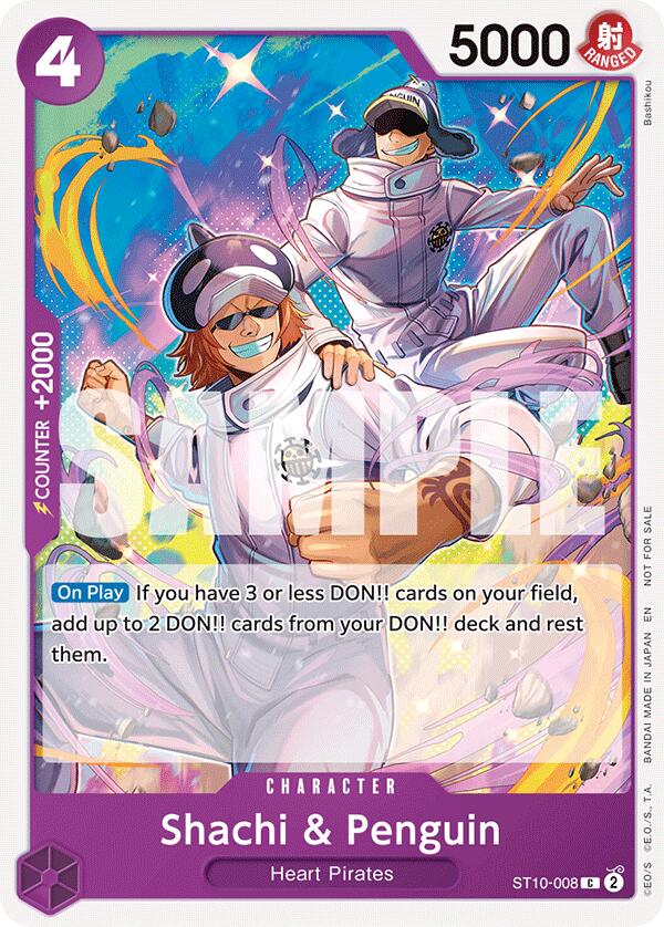 Shachi & Penguin (Tournament Pack 2025 Vol. 4) [One Piece Promotion Cards] | Good Games Modbury