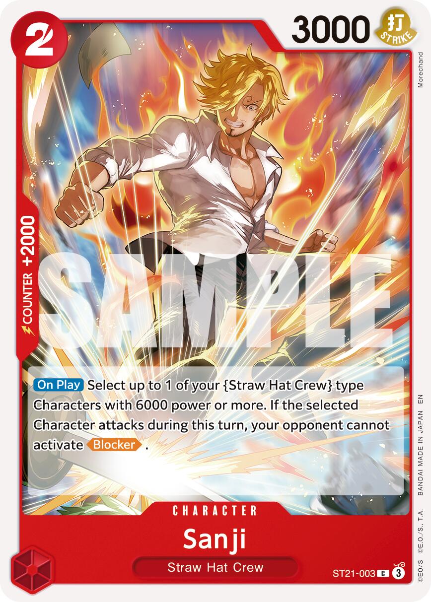 Sanji (ST21-003) (Reprint) [Premium Booster -The Best- Vol. 2] | Good Games Modbury