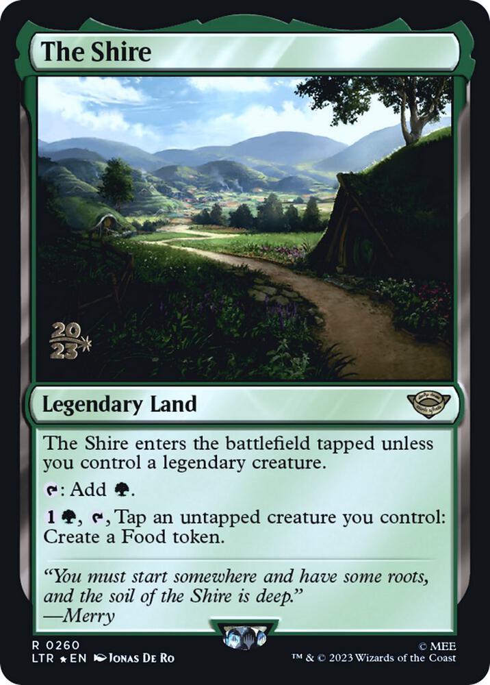 The Shire 260s/86 (Prerelease Cards)  - Foil | Good Games Modbury
